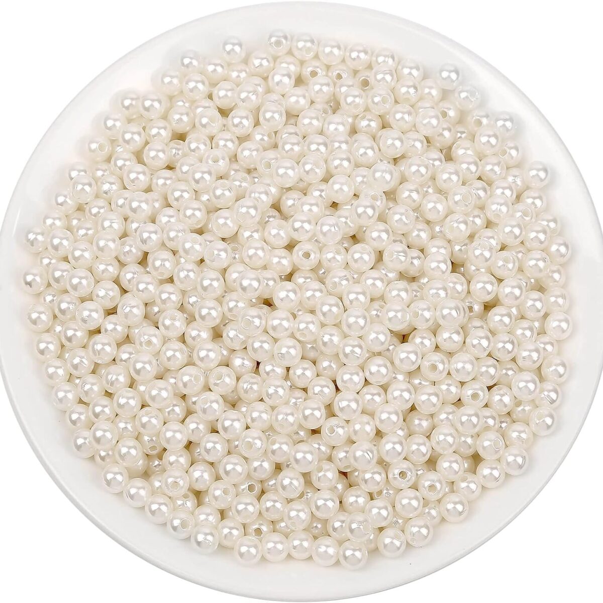 İnci Boncuk Krem Ve Beyaz 100 GRAM – Takı Yapımı İçin Yuvarlak İnciler 6-8-10-12-14