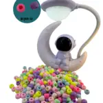 Delikli 10 mm Figürlü Şeker Boncuk Renkli - 95 Adet - MCŞKR-10 - Takı ve Hobi Boncuğu